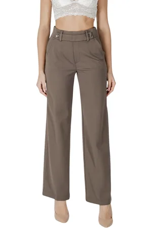 Street one Textil Straight Leg L32 HW belt butto 378711