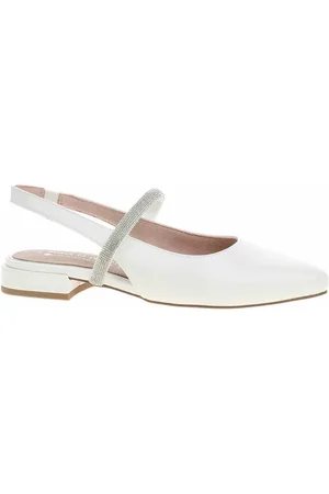 Marco Tozzi Boty Dámská společenská obuv 2-89600-44 ivory patent