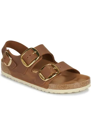 Birkenstock Boty Milano Big Buckle LEOI Cognac HEX