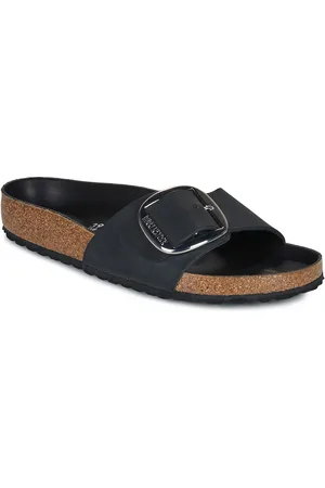 Birkenstock Boty Madrid Big Buckle LEOI Black HEX