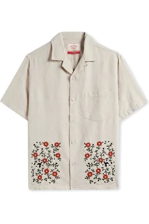 Portuguese Flannel Textil Colibri Shirt - Off White