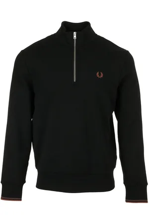 Fred Perry Textil Half Zip Sweatshirt