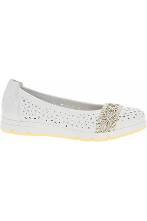 Rieker Boty Dámské baleriny L3062-80 weiss