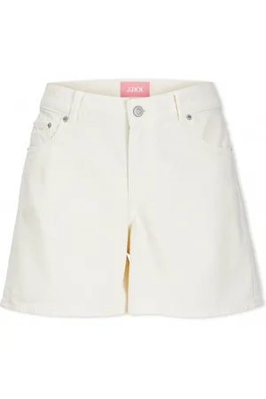 JJXX Textil Laura Shorts - White Denim