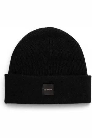 Calvin Klein Textilní doplňky CASHMERE CHUNKY OPEN RIB BEANIE K60K612584