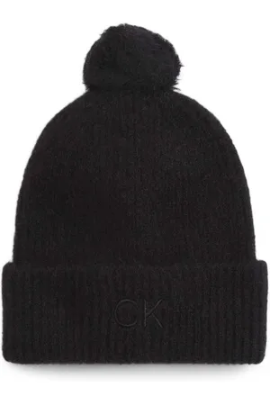 Calvin Klein Textilní doplňky CK EMBROIDERY AIRY POMPOM BEANIE K60K612586