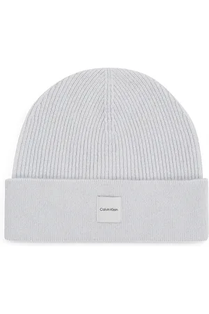 Calvin Klein Textilní doplňky CASHMERE CHUNKY OPEN RIB BEANIE K60K612584