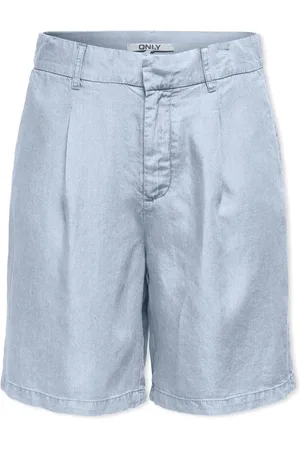 ONLY Textil Charis Life Shorts - Light Blue Denim