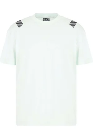 EA7 Textil Visibility 7 Lines T-Shirt Pale Blue Mint