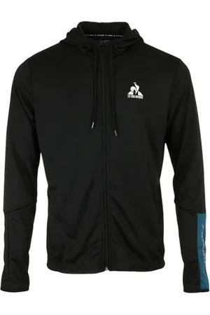 Le Coq Sportif Textil ESS SPORT FZ HOODY N°1 M BLACK