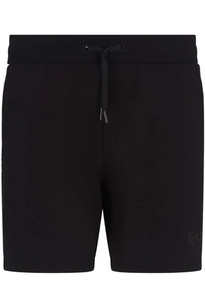 EA7 Textil Visibility 7 Lines Jersey Shorts Black