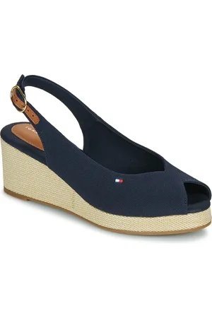 Tommy Hilfiger Boty FLAG MID WEDGE ESPAD SLINGBACK