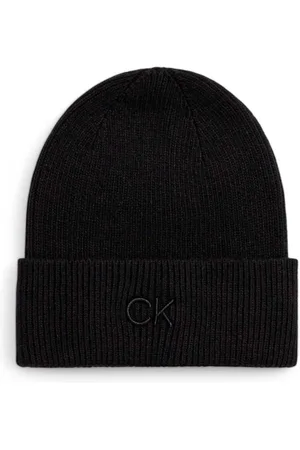 Calvin Klein Textilní doplňky CK EMBROIDERY FINE RIB BEANIE K60K612590