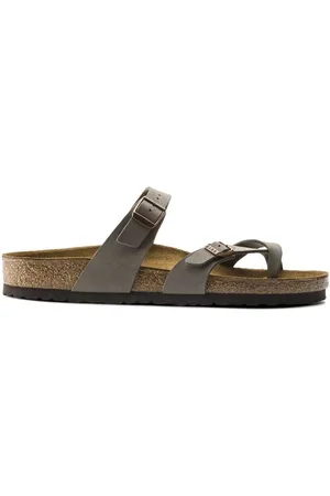 Birkenstock Boty Mayari Birko-Flor Birkibuc Regular - Stone