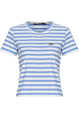 Karl Lagerfeld Textil IKON STRIPE BOXY T-SHIRT