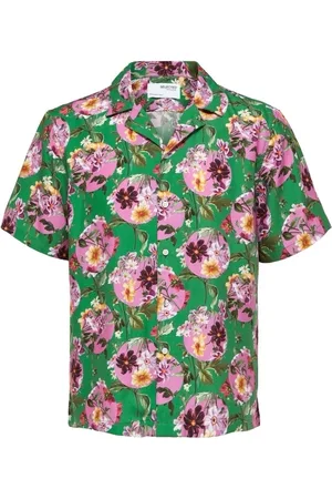 SELECTED Textil Relax Liam Shirt - Jolly Green