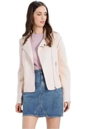 VILA Textil Cara Jacket - Peach Blush