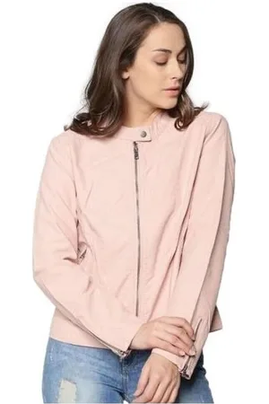 ONLY Textil Saga Biker Jacket - Misty Rose