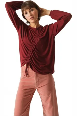 SKFK Textil T-Shirt Bezi - Burgundy