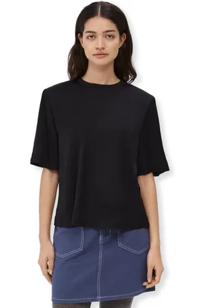 Object Textil Top Eirot S/S - Black