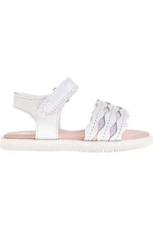 Pablosky Boty Olimpo Barefoot Kids Sandals 054000 - Blanco