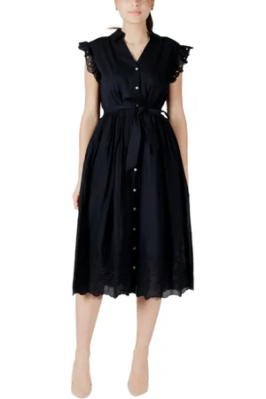 VILA Textil Vianglassi V-Neck S/L Midi 14105143