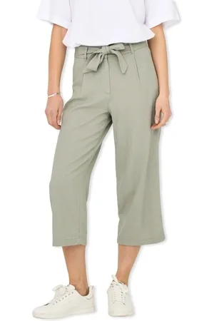 ONLY Textil Caro Linen Trousers - Tea