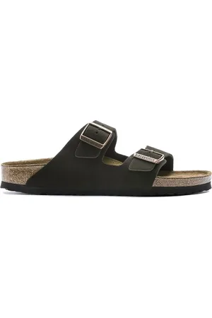 Birkenstock Boty Arizona SF Suede Leather Narrow - Mocha