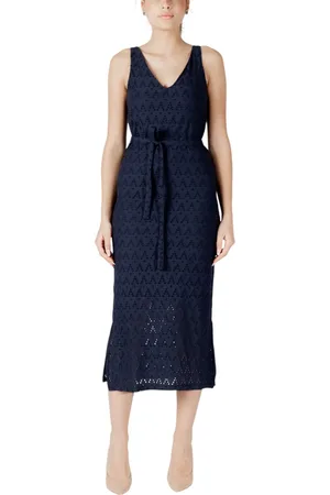 VILA Textil Viamalina V-Neck S/L Midi/Pb 14104109