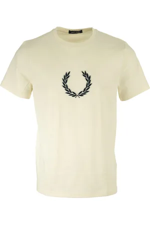 Fred Perry Textil Textured Laurel Wreath Tee Shirt