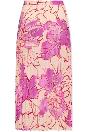 ONLY Textil Alma Life Poly Skirt - Super Pink