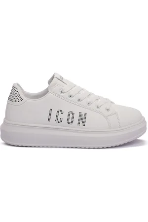 Icon Brand Boty WHITE BLACK