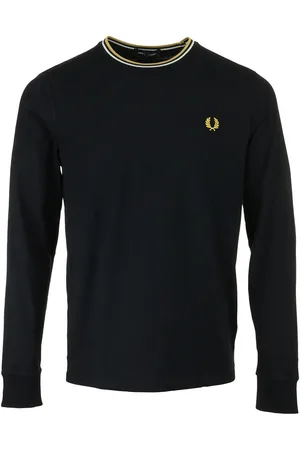 Fred Perry Textil Long Sleeve Twin Tipped Tee Shirt