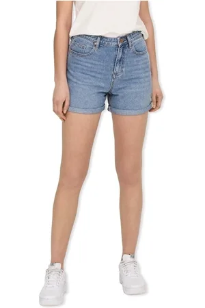 ONLY Textil Noos Phine Shorts - Light Blue Denim