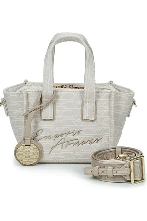 Emporio Armani Taška TOTE M CANVAS JAQUARD MONOGRAM