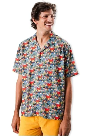 Brava Fabrics Textil Peanuts the Gang Shirt - Blue