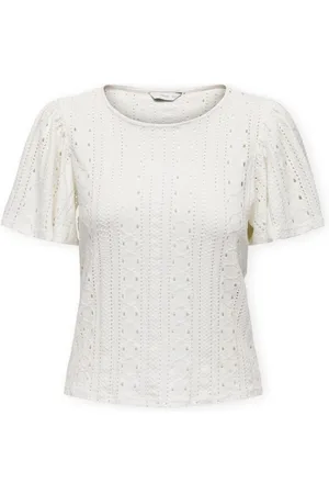 ONLY Textil Top Riverside - Cloud Dancer