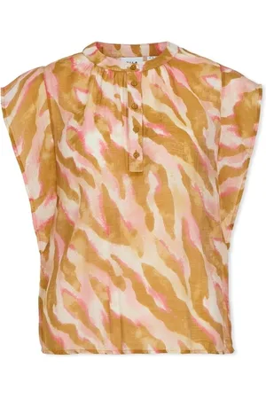 VILA Textil Top Lyria Soa - Wood Thrush