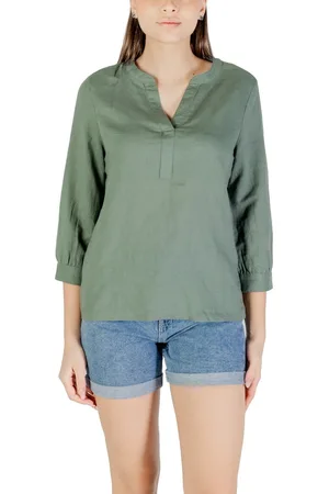 Street one Textil sol_splitneck blouse 345391
