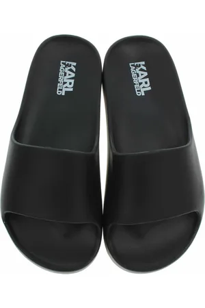 Karl Lagerfeld Boty Dámské plážové pantofle KL86000 VG0 black eco