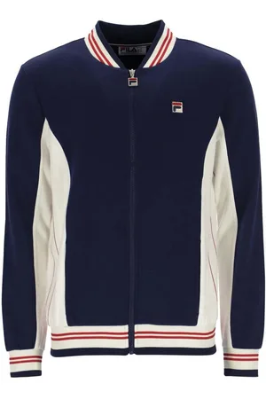 Fila Textil Settanta Baseball Track Top Jacket Navy