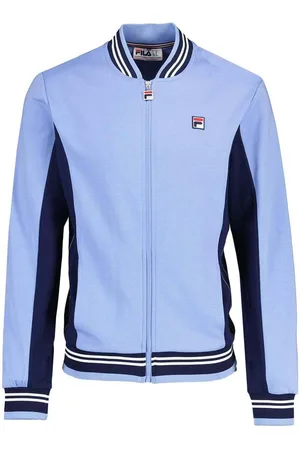Fila Textil Settanta Baseball Track Top Jacket Vista Blue