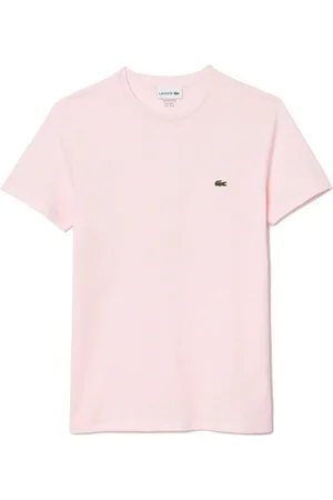 Lacoste Textil Cotton Pima Crew Neck T-Shirt Light Pink