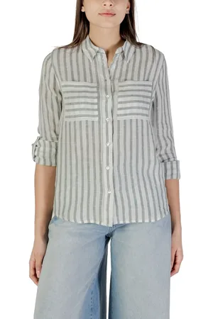 Street one Textil Striped shirtcollar 345406