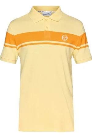 Sergio Tacchini Textil Young Line Polo Shirt Pale Banana/Autumn Glory