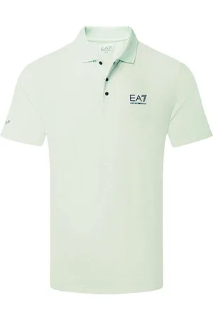 EA7 Textil Tennis Pro VENTUS7 Polo Shirt Pale Blue Mint