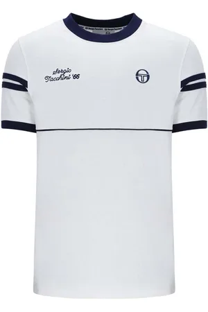 Sergio Tacchini Textil Orion Davis T-Shirt White/Maritime Blue