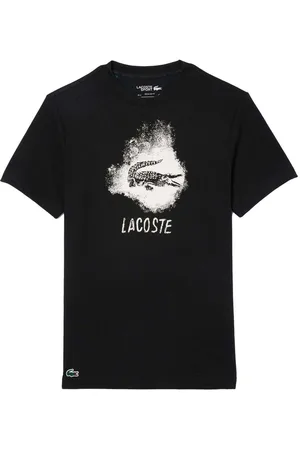 Lacoste Textil Ultra Dry Graphic Sport T-Shirt Black