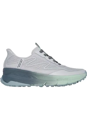 Skechers Boty Slip-ins Switch Back - Mist 180157-GYGR Gray Green