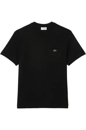 Lacoste Textil Chest Pocket Cotton T-Shirt Black
